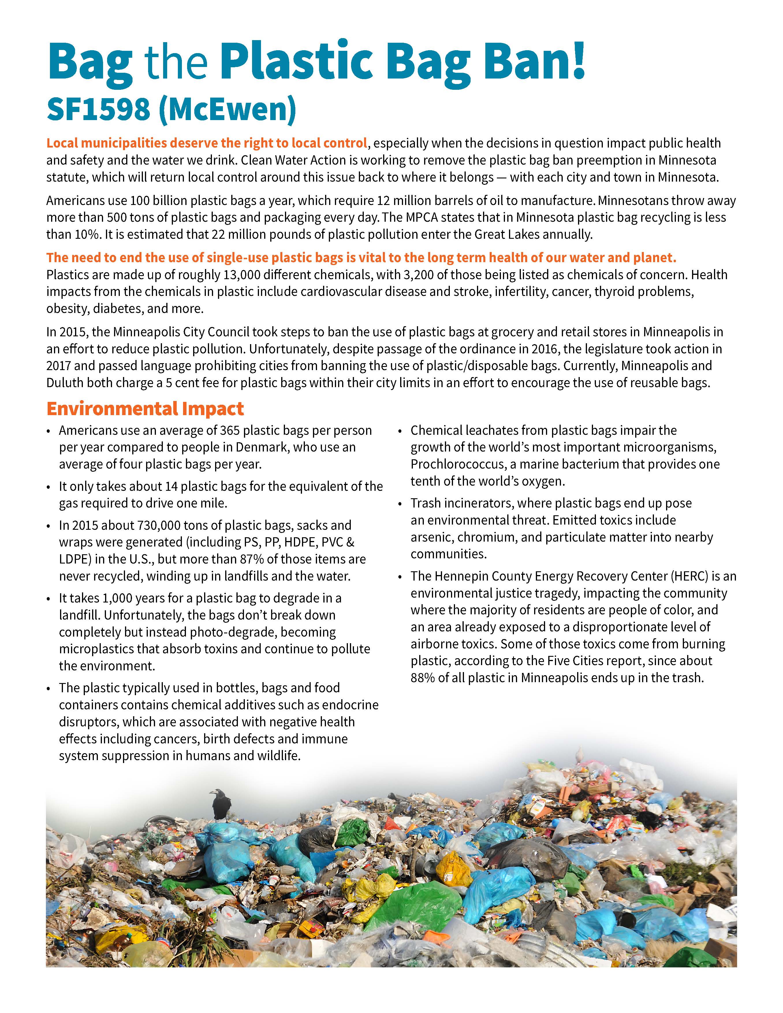 Bag the Plastic Bag Ban! - Page 1