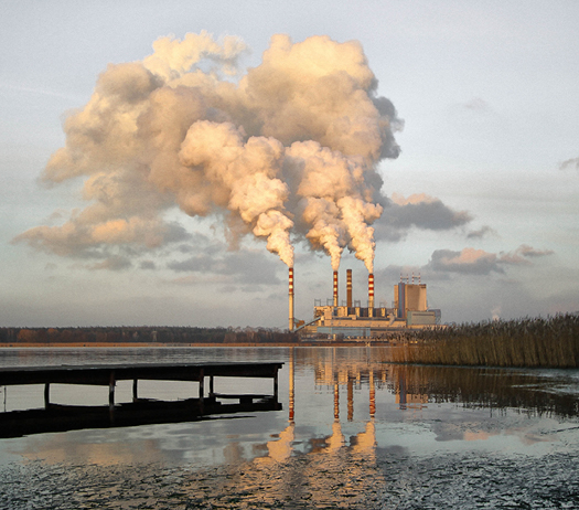 Coal plant, water