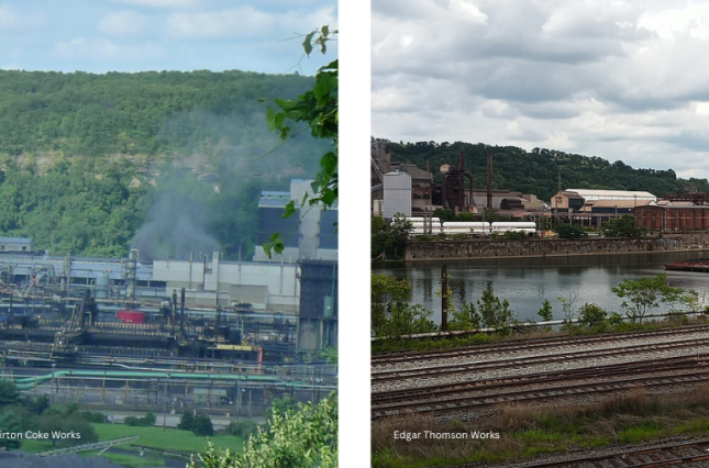 Image of US Steel operations in PA