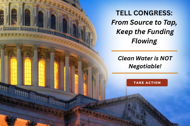 Congress Building with lights for Action to Congress