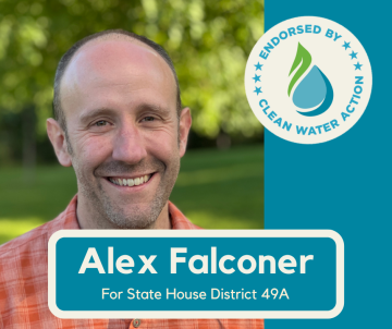 Alex Falconer - Endorsed by Clean Water Action