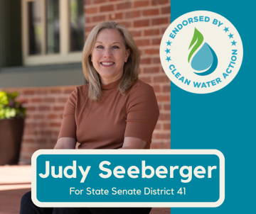 Judy Seeberger - Endorsed by Clean Water Action