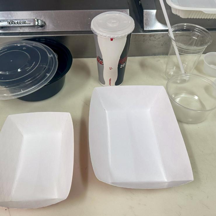 Packaging Before at Emil's Burger and Breakfast