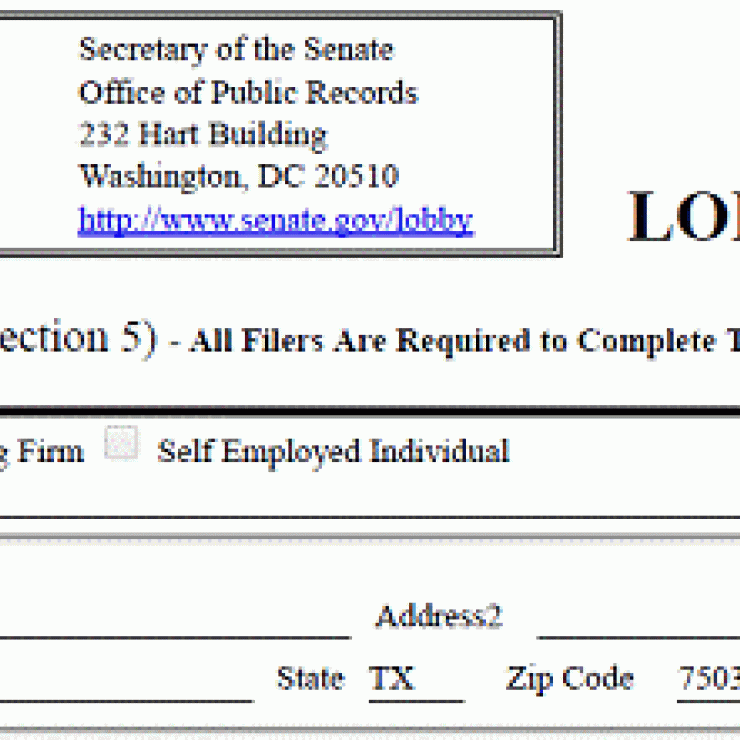 Exxon Lobbying Report