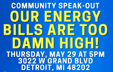 Community Speak-Out - Our Energy Bills Are Too Damn High!
