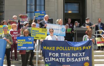 Image of NJ's Climate Rally . By Food & Water Watch