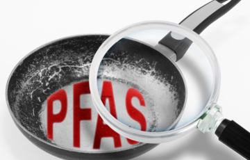 Examining PFAS in a teflon pan