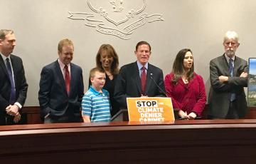 Climate change forum at Sen. Blumenthal's office