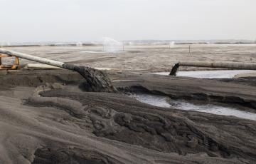 A coal ash dump. Photo Credit: Nenad Zivkovic / Shutterstock