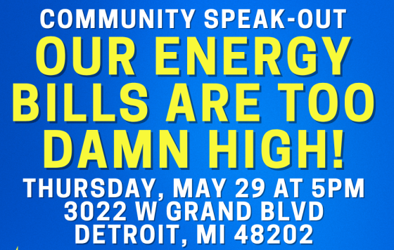Community Speak-Out - Our Energy Bills Are Too Damn High!