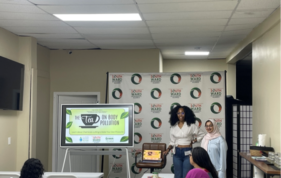 Clean Water Action EJ Organizer X Braithwaite Speaking on the Clean Beauty Campaign