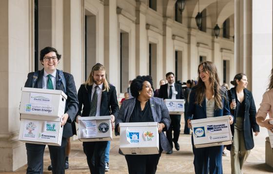 Image of EPA petition deliveron on Climate Justice and Endangerment Finding
