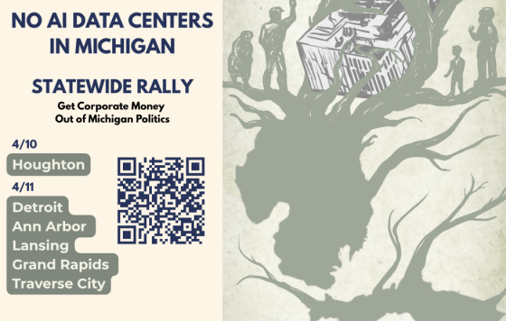 No AI Data Centers In Michigan - Statewide Rally