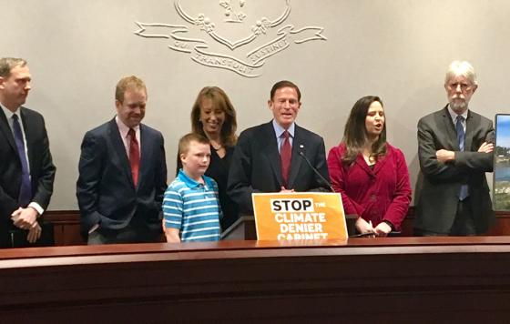 Climate change forum at Sen. Blumenthal's office
