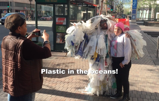 The plastic bag monster on the streets of Oakland